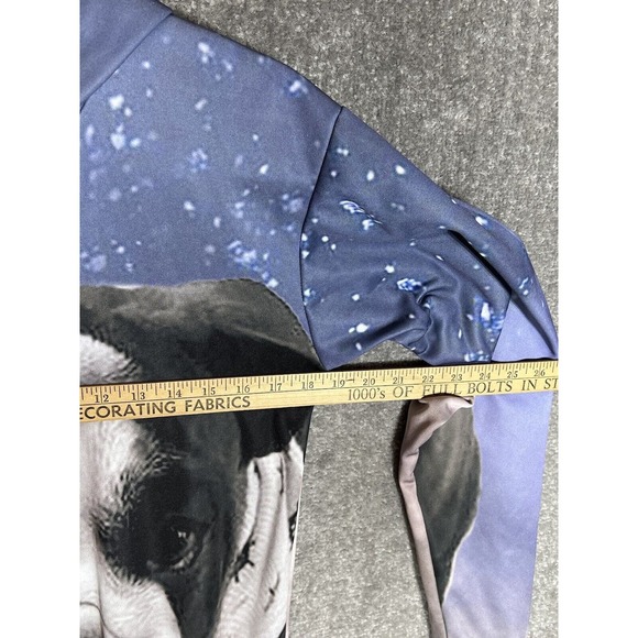 Rage On Long Sleeve‎ French Bulldog One Piece Pajamas Adult Size SM Small Medium - Picture 9 of 11